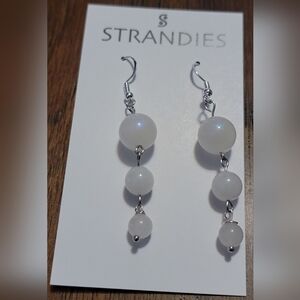 Moonstone earrings
